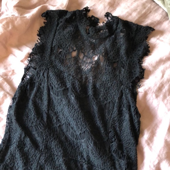 Free People Lace Black Dress - Picture 4 of 6